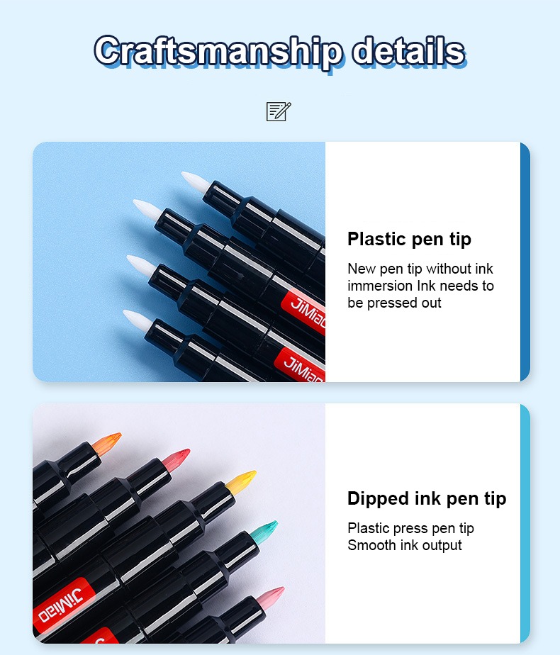 craftsmanship details-Acrylic Coloring Marker Pen