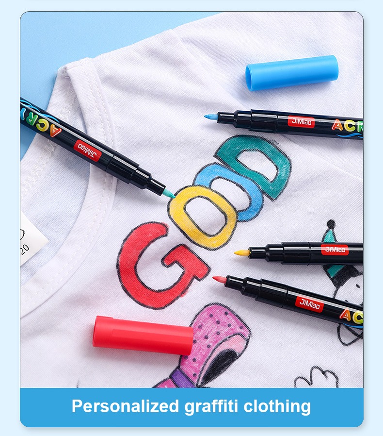 personalized graffiti clothing-Acrylic Coloring Marker Pen