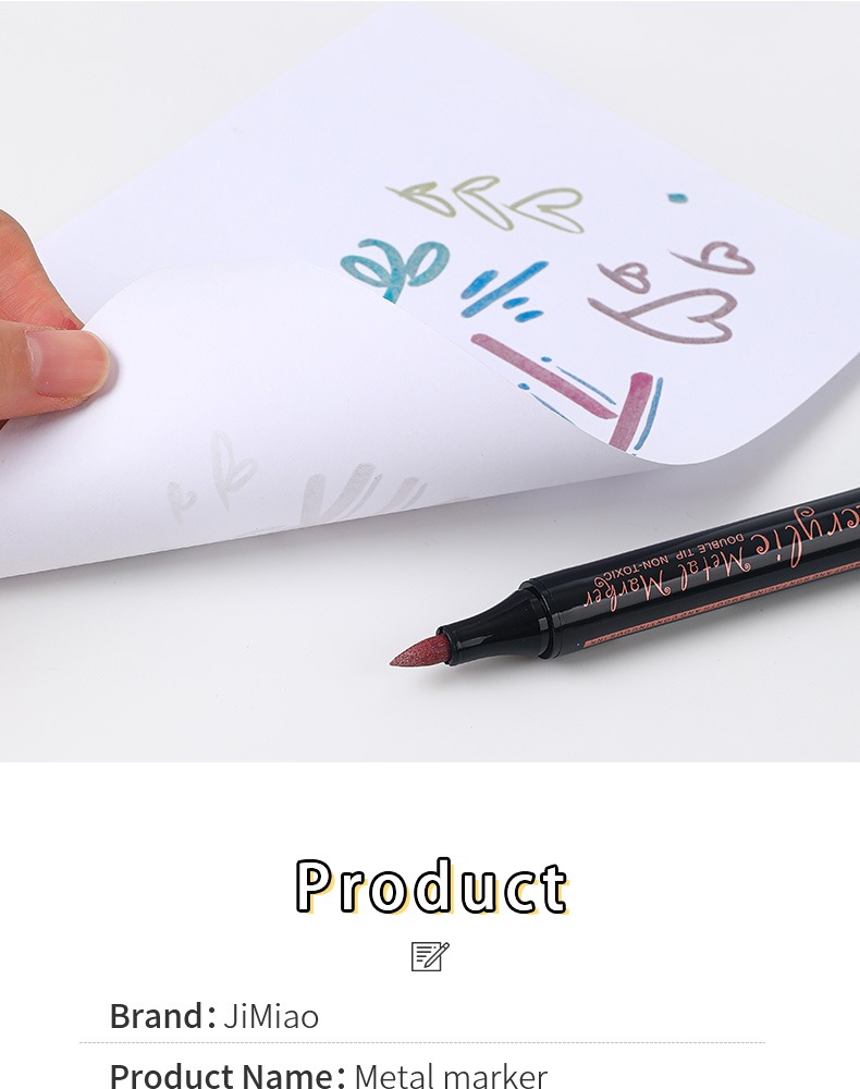 product-Double-headed Metal Acrylic Marker Pen