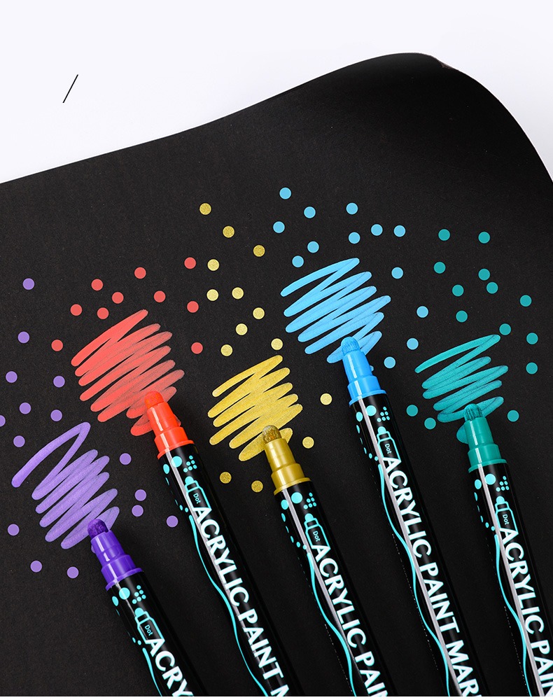 Gouache Acrylic Coloring Marker Pen