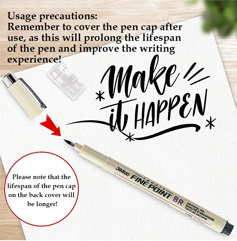 usage precautions-12 art hook pen